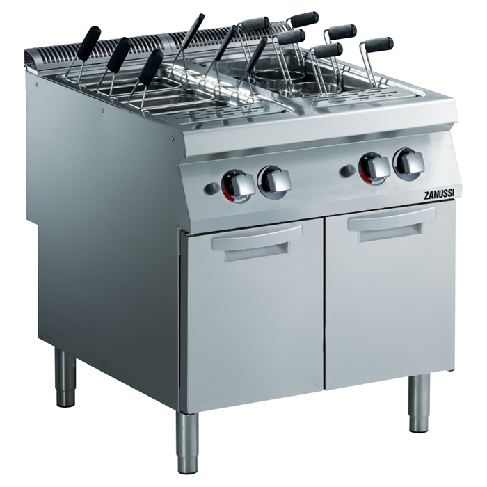 Gamma cottura modulare<br>EVO900 Cuocipasta a gas 40 litri due vasche