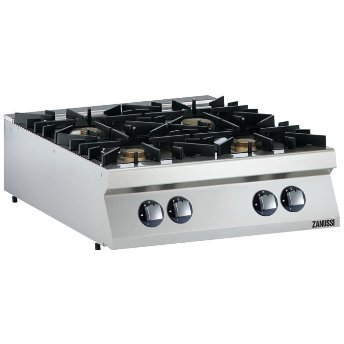 Modular Cooking Range Line<br>EVO900 4-Burner Gas Boiling Top - Town Gas