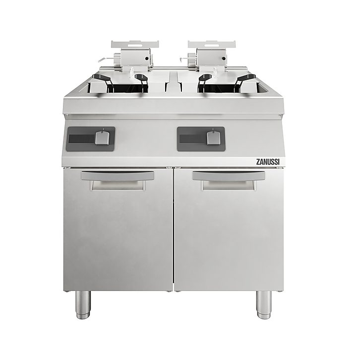 Gamma cottura modulare<br>Friggitrice EvoPro OtiOil elettrica, 2x15 litri, 2 vasche (resistenze interne) e  2 cestelli