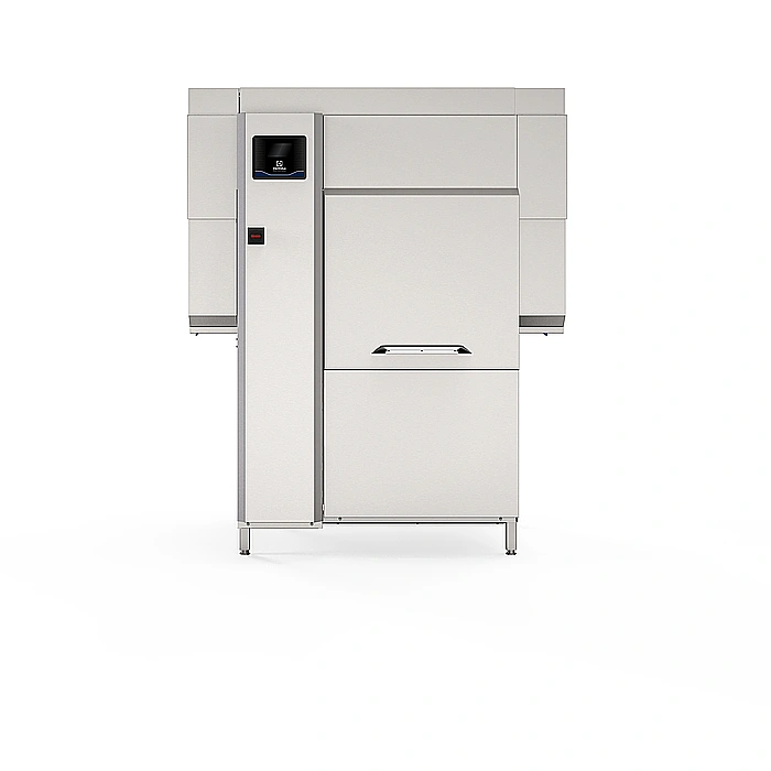 Lavaggio Stoviglie<br>Lavastoviglie cesto trascinato green&clean Dual da 150 cesti/ora, elettrica, touch screen