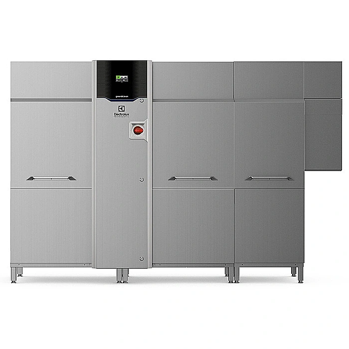 Lavaggio Stoviglie<br>Lavastoviglie cesto trascinato green&clean da 200 cesti/ora, elettrica, con ESD