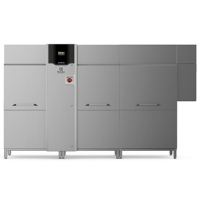 Lavaggio Stoviglie<br>Lavastoviglie a cesto trascinato  green&clean, 250 cesti/ora, destra > sinistra,  ESD, Zero Lime