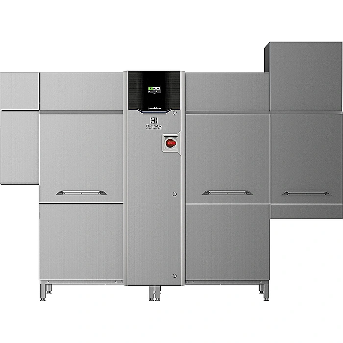 Lavaggio Stoviglie<br>Lavastoviglie cesto trascinato green&clean da 150 cesti/ora, elettrica, con ESD