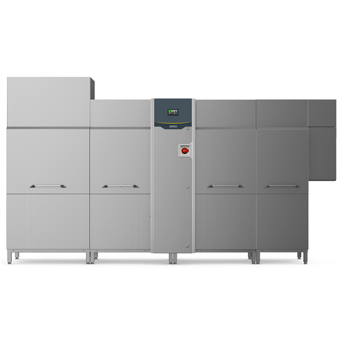 Laverie<br>Laveuse ZMR20 Multi-rinçage - 200 casiers/h-148 en norme Din - Vitesses variables
