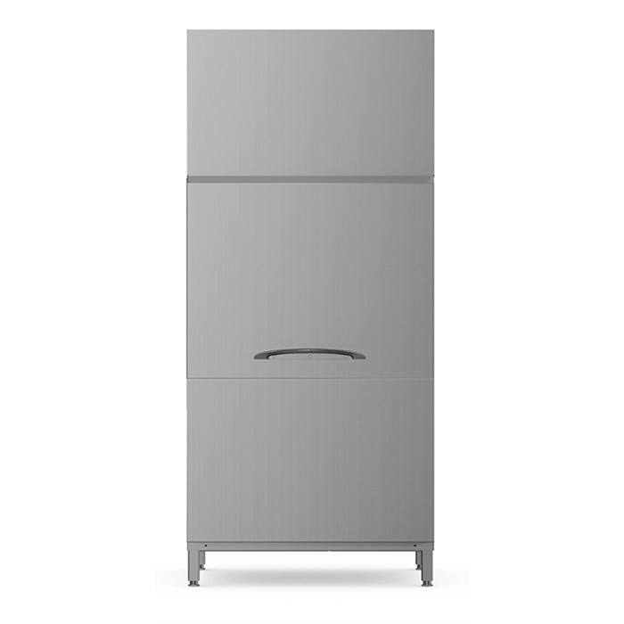 Warewashing<br>Large pre-wash zone for Zanussi multi-rinse Rack Type with Ventless Heat Pump, Automatic Descaling