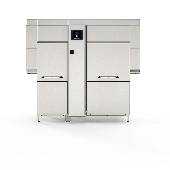 Lavaggio Stoviglie<br>Lavastoviglie cesto trascinato green&clean Dual, 250 c/h, elettrica, touch screen, ESD, etich. termi