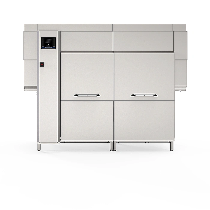 Lavaggio Stoviglie<br>Lavastoviglie cesto trascinato green&clean Dual da 250 cesti/ora, elettrica, touch screen