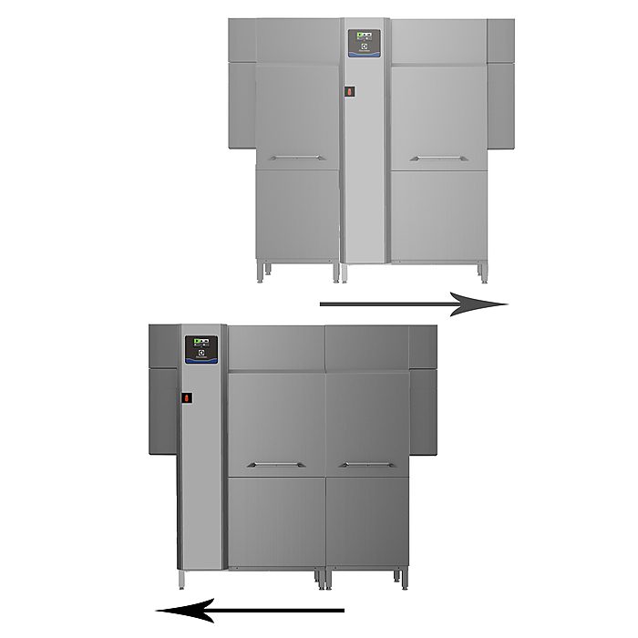 Lavaggio Stoviglie<br>green&clean lavastoviglie con doppio risciacquo, 200 rack/ora, elettrica, 50 Hz