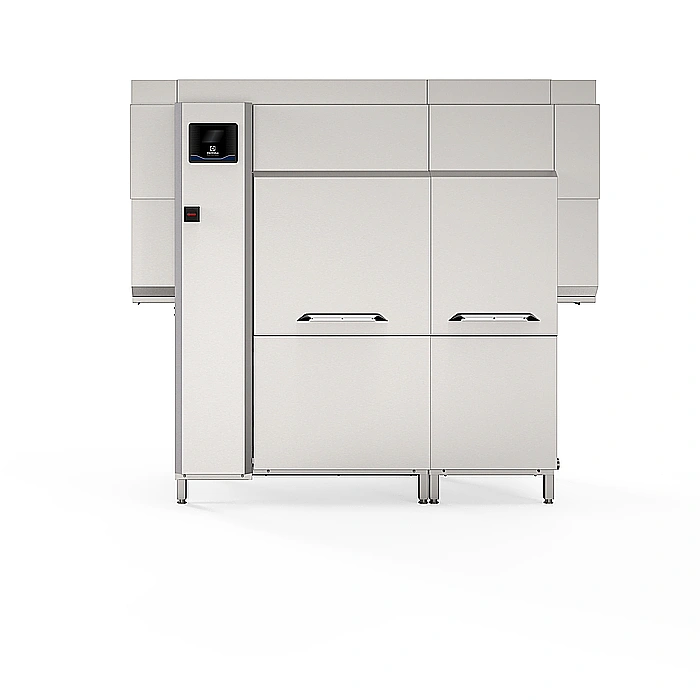 Lavaggio Stoviglie<br>Lavastoviglie cesto trascinato green&clean Dual da 200 cesti/ora, elettrica, touch screen