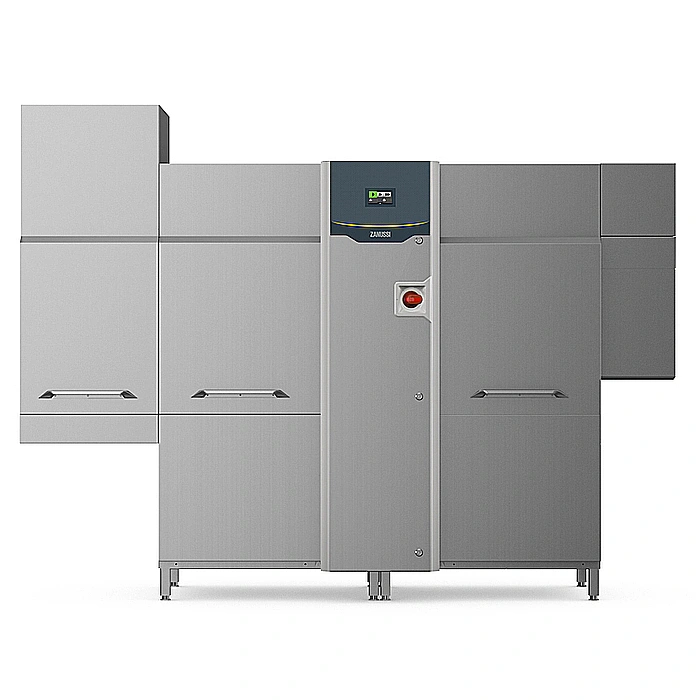 Lavaggio Stoviglie<br>Lavastoviglie cesto trascinato ACTIVE da 150 cesti/ora, elettrica