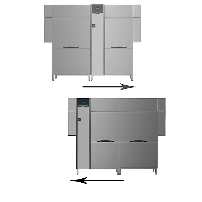 Lavaggio Stoviglie<br>green&clean tipo a doppio risciacquo, dispositivo per il risparmio energetico, ZERO LIME, Wash-Safe Control 250r/h, elec-50Hz