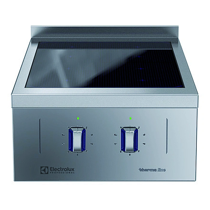 Gamma cottura modulare<br>thermaline 85 - Piastra a infrarossi 2 zone, 1 lato operatore, alzatina