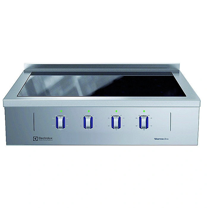 Gamma cottura modulare<br>thermaline 85 - Induzione 4 zone, 1 lato operatore, alzatina