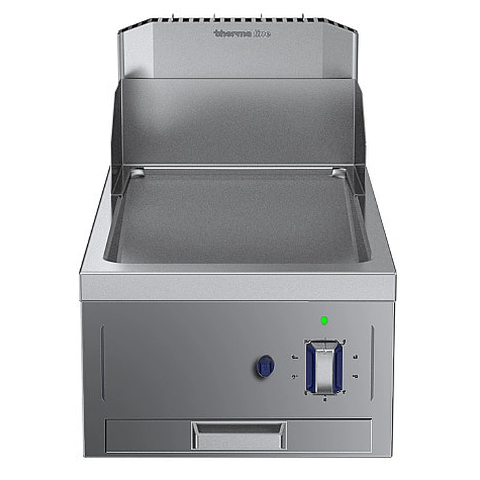 Gamma cottura modulare<br>thermaline 85 - Fry top a gas mezzo modulo, 1 lato operatore, alzatina