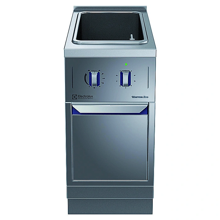 Gamma cottura modulare<br>thermaline 85 - Cuocipasta elettrico 1 vasca da 20 lt, 1 lato operatore, alzatina