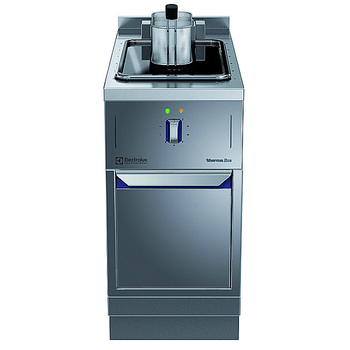 Gamma cottura modulare<br>thermaline 85 - Friggitrice elettrica  1 vasca da 14 lt, 1 lato operatore, alzatina H 700