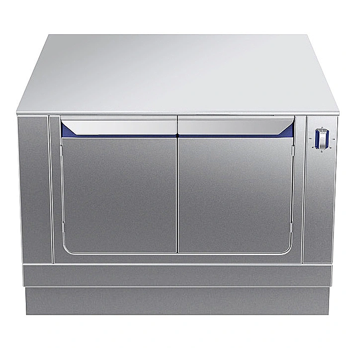 Gamma cottura modulare<br>thermaline 85 - Base armadiata calda 800 mm, 2 porte, GN, 1 lato operatore (H2)