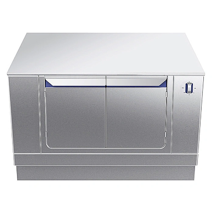 Gamma cottura modulare<br>thermaline 85 - Base armadiata calda 1000 mm, 2 porte, GN, 1 lato operatore (H2)