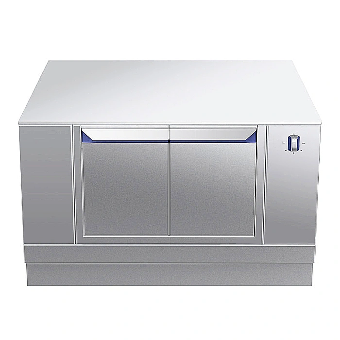 Gamma cottura modulare<br>thermaline 85 - Base armadiata calda 1000 mm, 2 porte, GN, 1 lato operatore