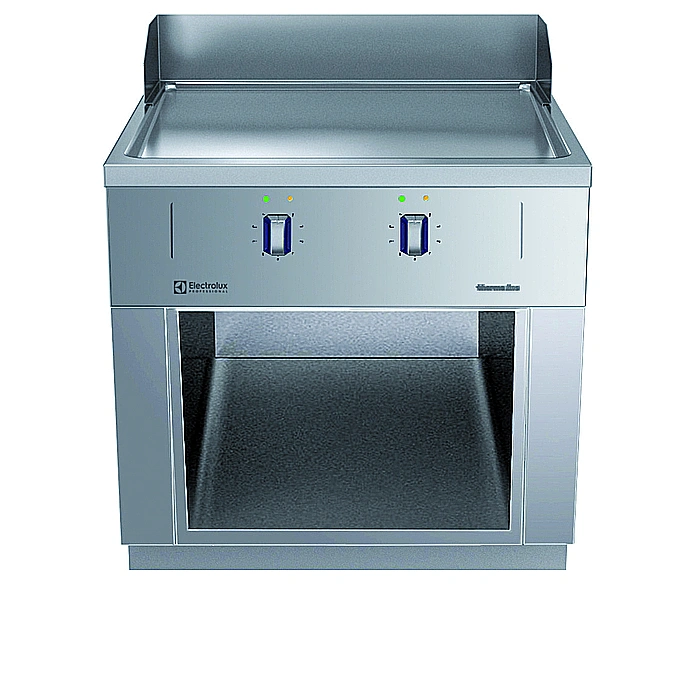Gamma cottura modulare<br>thermaline 85 - Fry top elettrico 1 modulo liscio, 1 lato operatore, alzatina