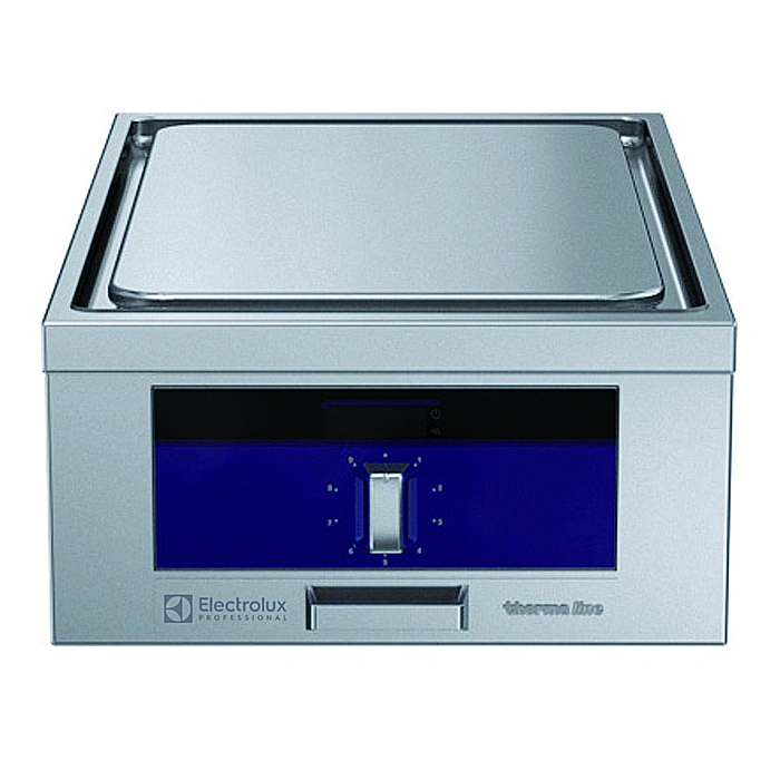 Gamma cottura modulare<br>thermaline 90 – Tuttapiastra elettrico 2 zone con Ecotop, passante