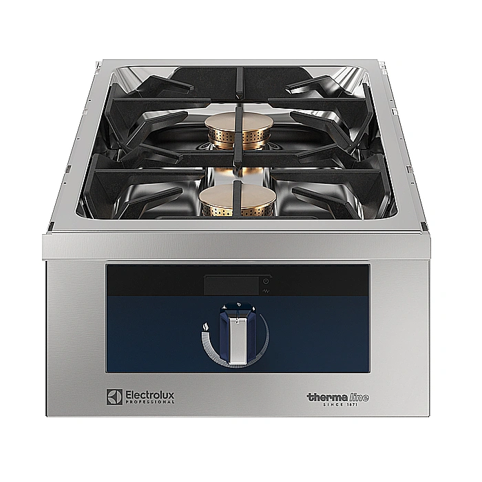 Gamma cottura modulare<br>thermaline 90 - Cucina a gas Top 2 fuochi passante