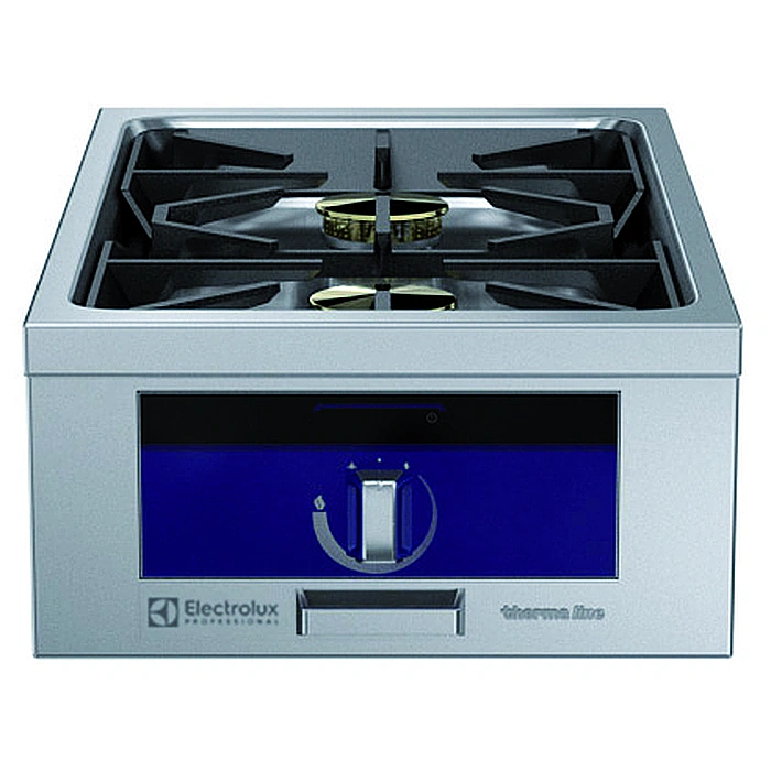 Gamma cottura modulare<br>thermaline 90 - Cucina a gas Top 2 fuochi con Ecoflan passante