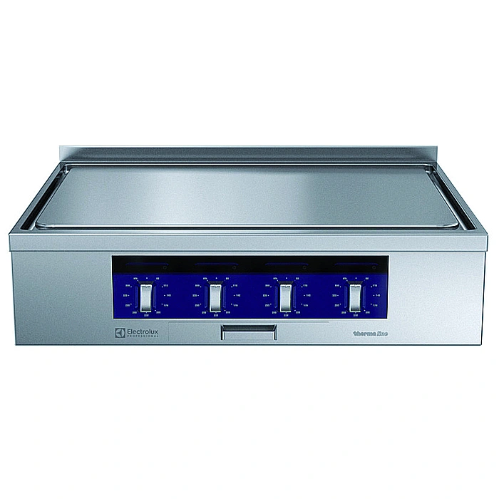 Gamma cottura modulare<br>thermaline 90 - Piastra elettrica Free-cooking (cottura diretta/indiretta) 1 lato op. alz. 1000 mm