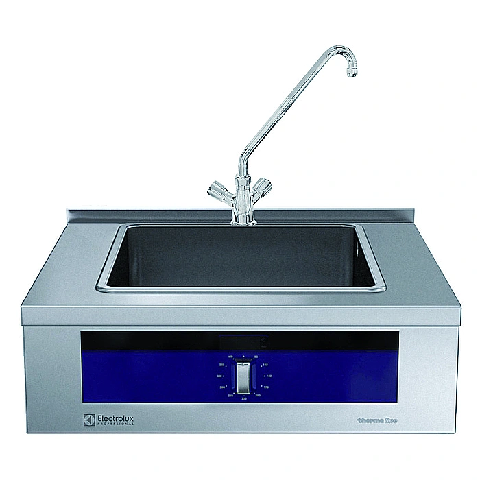 Gamma cottura modulare<br>thermaline 90 - Bagnomaria elettrico top GN 2/1, alzatina, 1 lato operatore