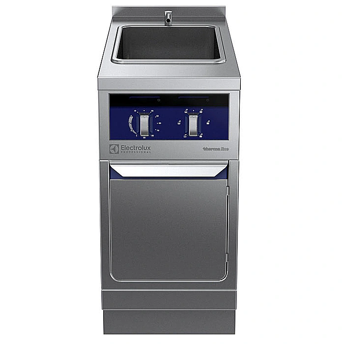 Gamma cottura modulare<br>Aquacooker elettrico PLUS (cuocipasta/bagnomaria/sottovuoto), GN 1/1, con alzatina posteriore - 1 lato operatore