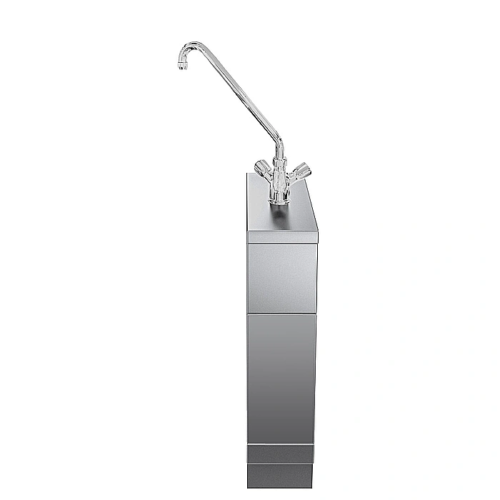 Gamma cottura modulare<br>thermaline 90 - Colonnina acqua con manopole, 1 lato operatore H 700
