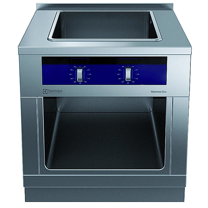 Gamma cottura modulare<br>thermaline 90 – Brasiera elettrica GN 2/1, alzatina, 1 lato operatore