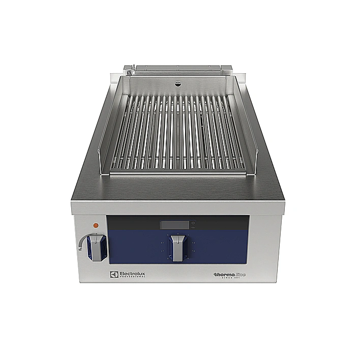 Gamma cottura modulare<br>thermaline 90 - Griglia elettrica mezzo modulo, alzatina, 1 lato operatore