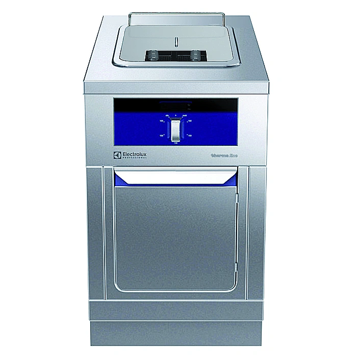 Gamma cottura modulare<br>thermaline 90 - Friggitrice elettrica una vasca da 23 litri, 1 lato operatore, profilo igienico