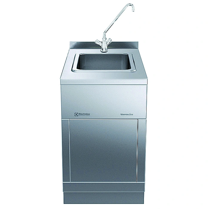 Gamma cottura modulare<br>thermaline 90 - Lavello su base chiusa, alzatina, 1 lato operatore