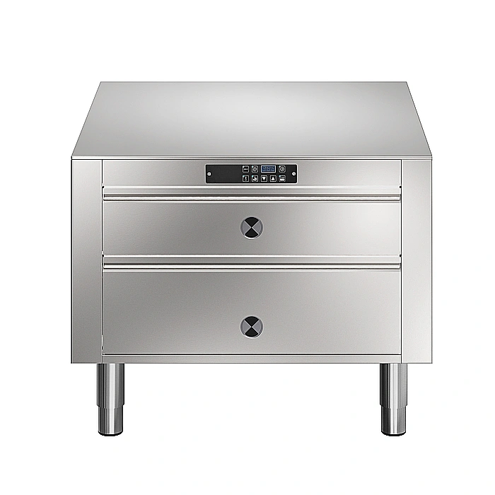 Gamma cottura modulare<br>thermaline 90 - Vano armadiato di mantenimento, 2 cassetti, GN, 1 lato operatore L= 800mm H 450