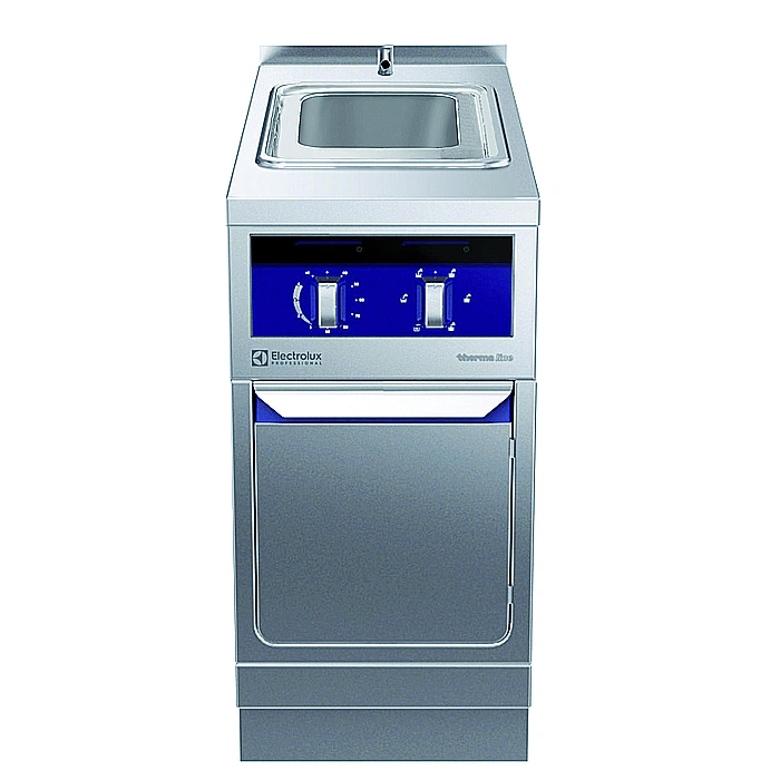 Gamma cottura modulare<br>thermaline 90 - Cuocipasta elettrico 20 lt - 1 lato operatore, alzatina H 700