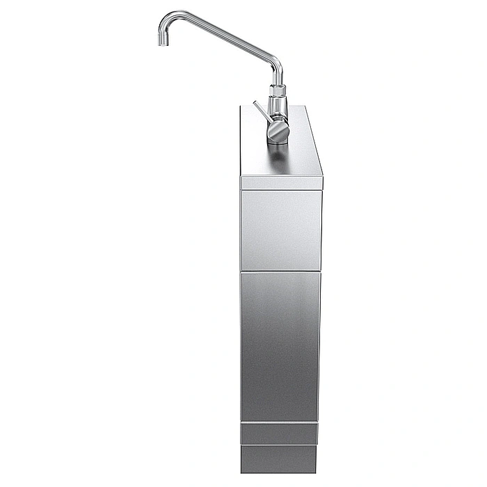 Gamma cottura modulare<br>thermaline 90 - Colonnina acqua con leva, 1 lato operatore H 700