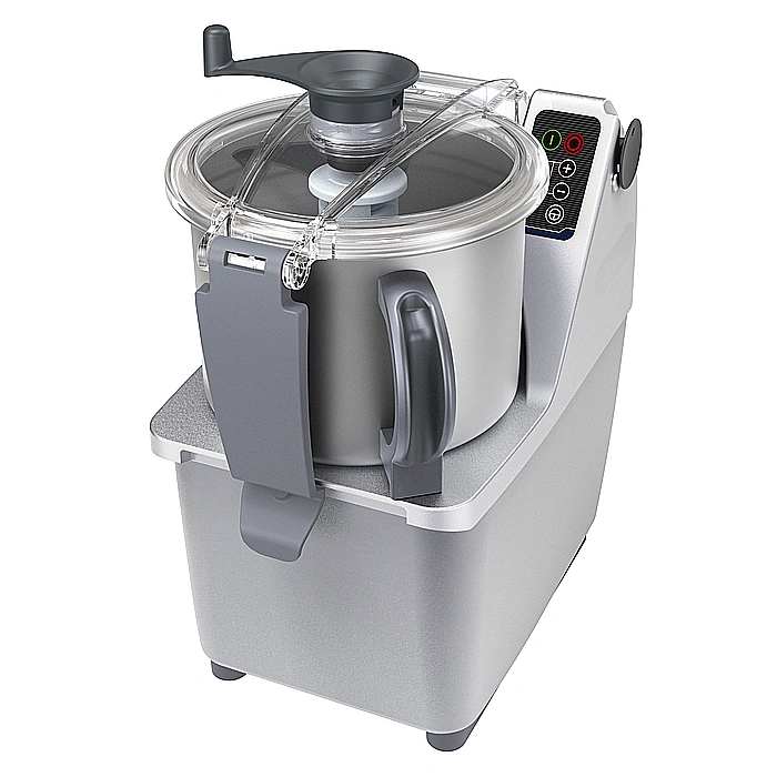 Cutter Mixer<br>Cutter mixer con vasca in INOX da 5,5 litri, velocità variabile - monofase