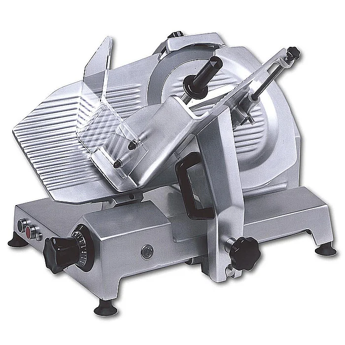 Affettatrici<br>MSG - Affettatrice a gravità 350 mm trasmissione a ingranaggi