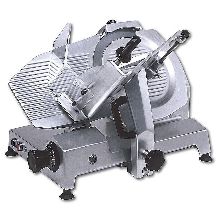 Affettatrici<br>MSG - Affettatrice a gravità 350 mm trasmissione a ingranaggi