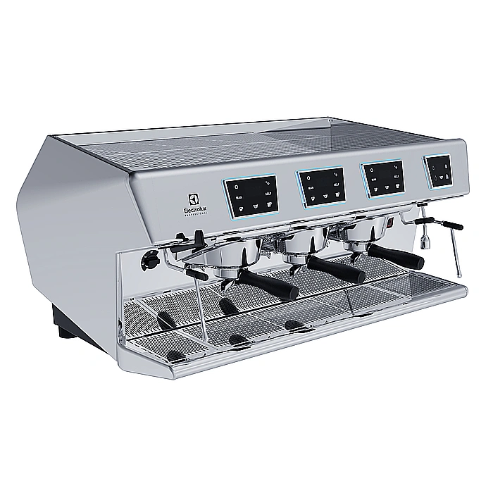 Bevande calde<br>AURA tradizionale, 3 gruppi di erogazione MAESTRO, boiler 15,6 l, DOSAMAT®