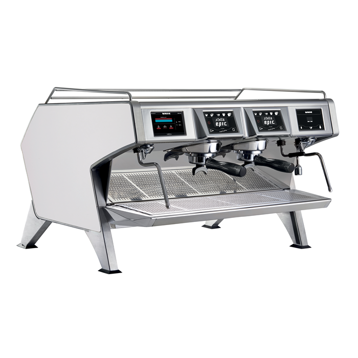 Coffee System<br>Multi-boilers espresso machine, white, 2 groups, 2x1.65l boilers for coffee, 4 dosing program