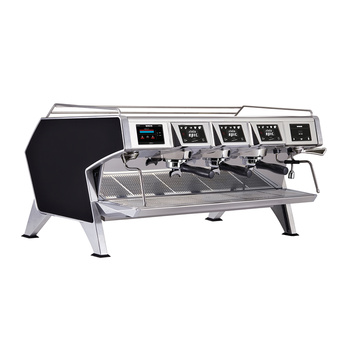 Coffee System<br>Multi-boilers espresso machine, black, 3 groups, 3x1.65l boilers for coffee, 4 dosing program