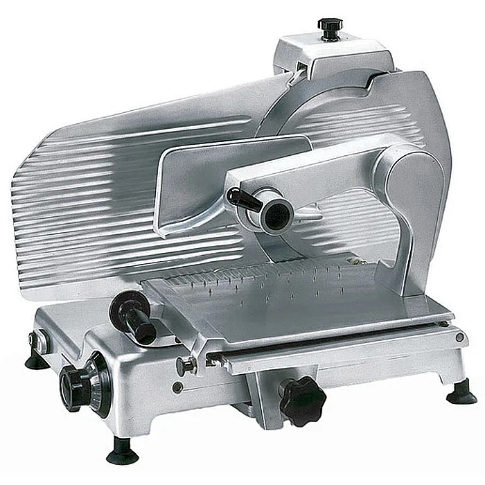 Affettatrici<br>LUX - Affettatrice verticale 300 mm trasmissione a cinghia, braccio salumi