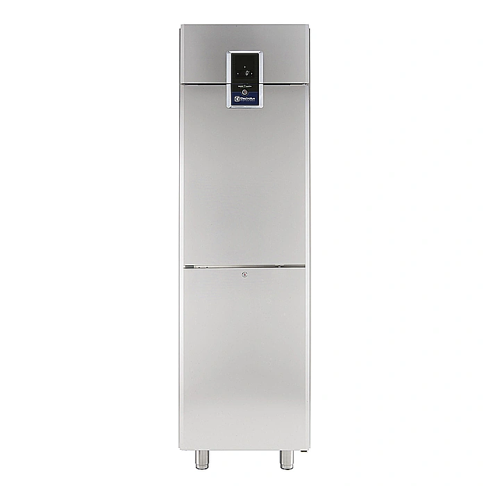 Prostore 500<br>Kyl Prostore 500, 470L, 2 halvdörrar 0/+10 R290. Inbyggd maskin. AISI 304