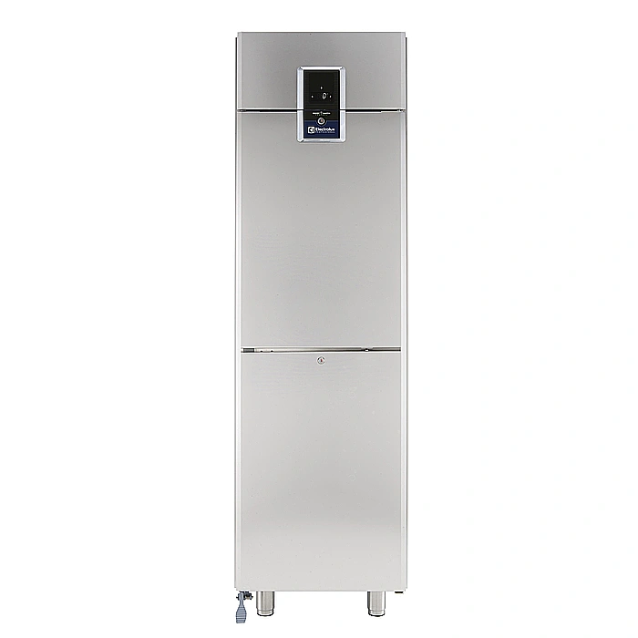 Prostore 500<br>Kyl Prostore 500, 470L, 2 halvdörrar 0/+10 R290. Inbyggd maskin. AISI 304