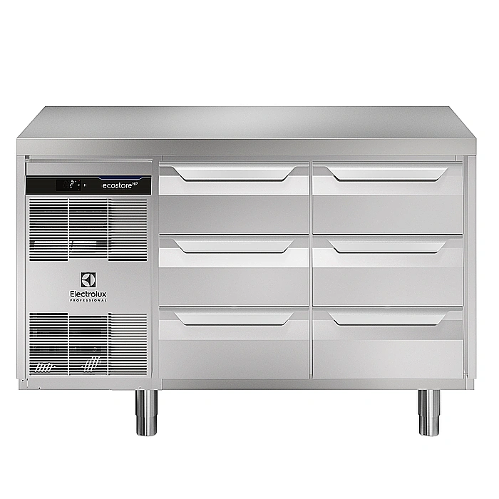 ecostore HP Premium<br>Tavolo refrigerato 290lt, 6x1/3 cassetti, -2+10°C, AISI 304