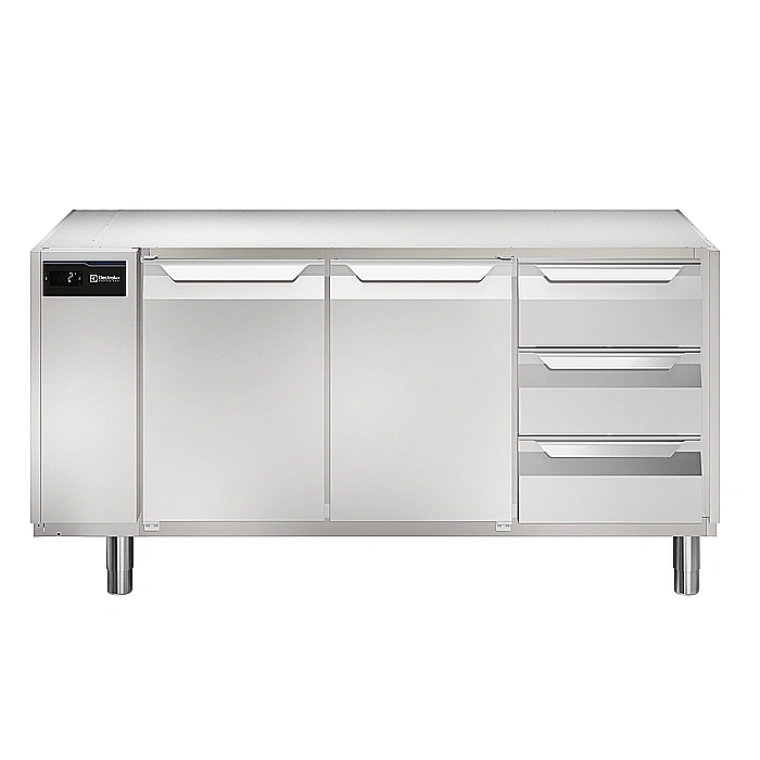 ecostore HP Premium<br>Tavolo refrigerato 440 litri, 9x1/3 cassetti, -2+10°C, AISI 304, remoto