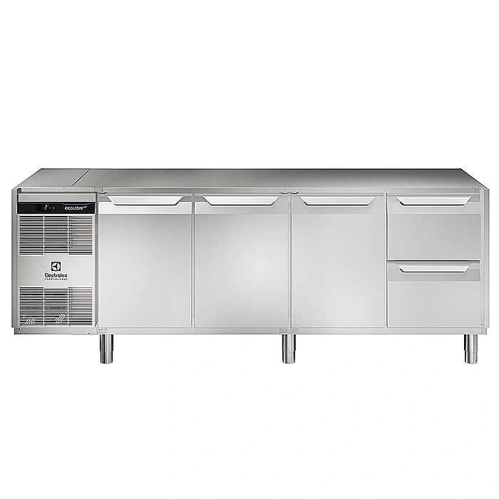 Digital kylbänk<br>Kylbänk. Ecostore HP 3 dörrar o 2 x 1/2 draglådor. -2+10°C
